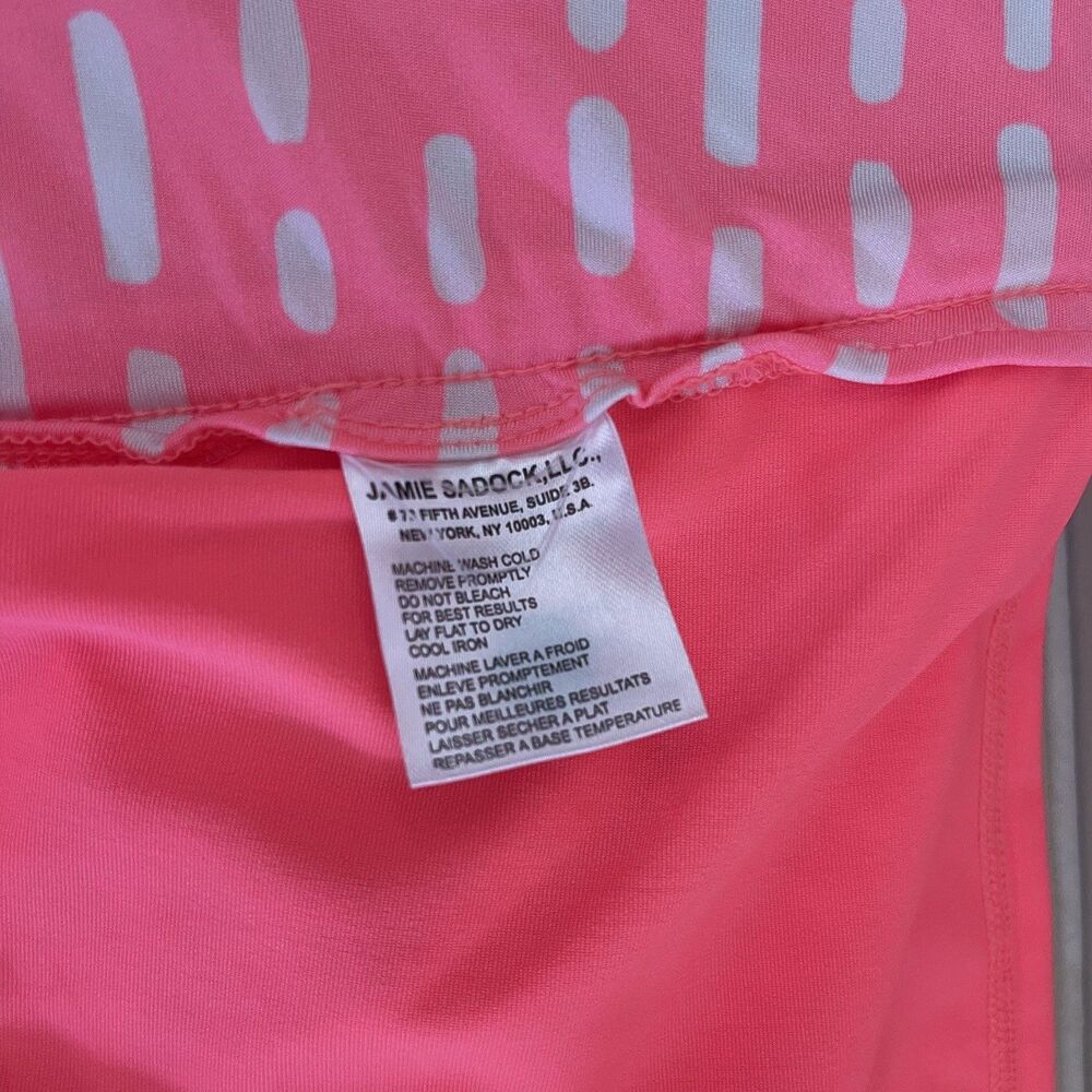 Jamie Sadock Upf 50 Mid Rise Zip Pocket Skort Pink 10 New $110 - Picture 11 of 11